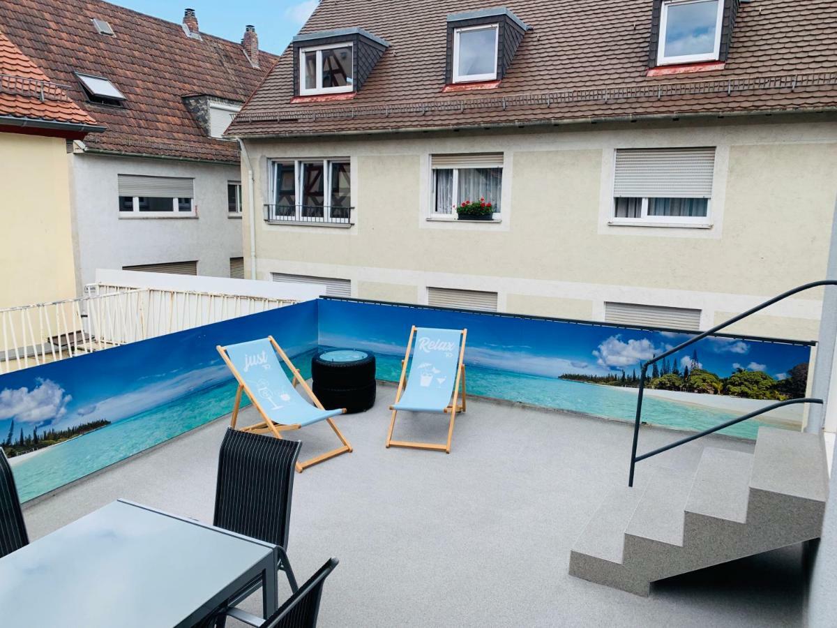 Schönes Terrasse 2p. Stadtnah Wlan Apartment *